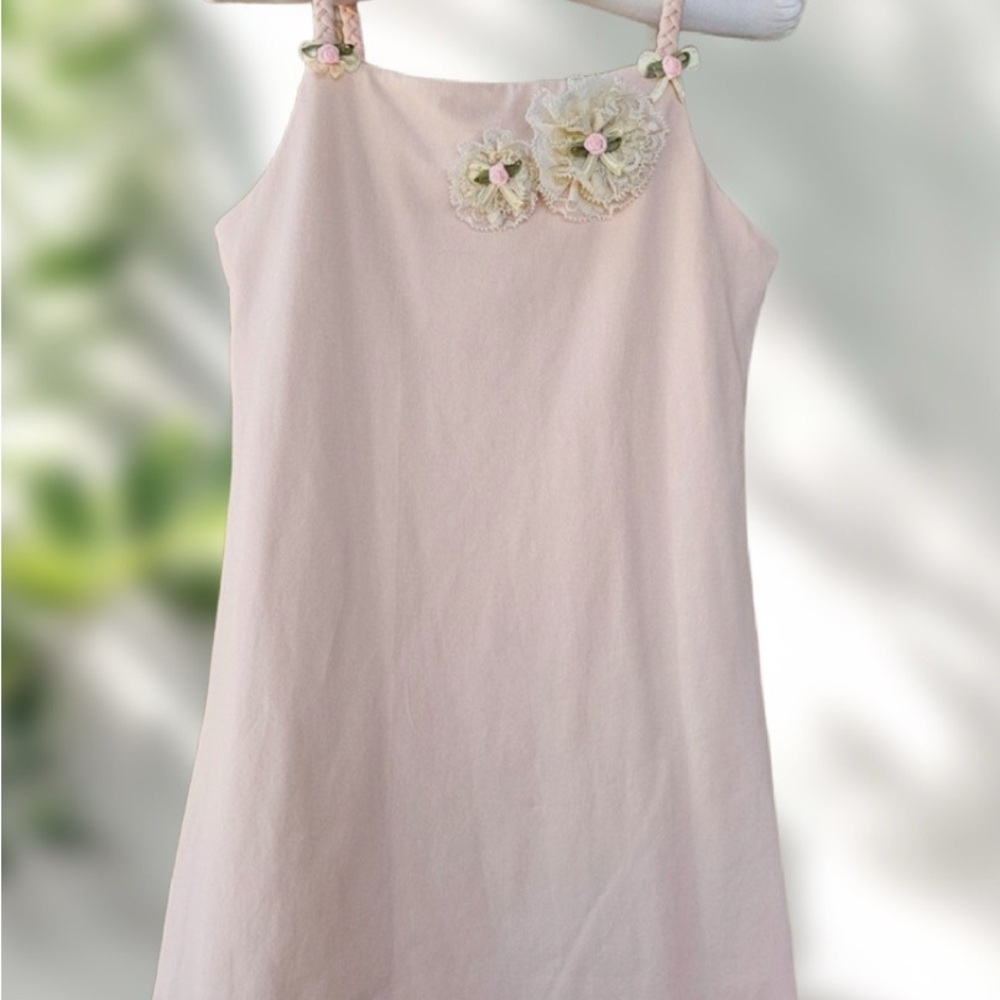 Dollcake Pink Spaghetti Strap Slip Dress Casual